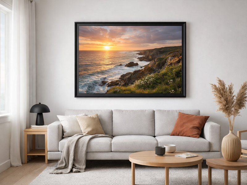 Framed coastal wall art from your own photos Framed coastal wall art from your own photos