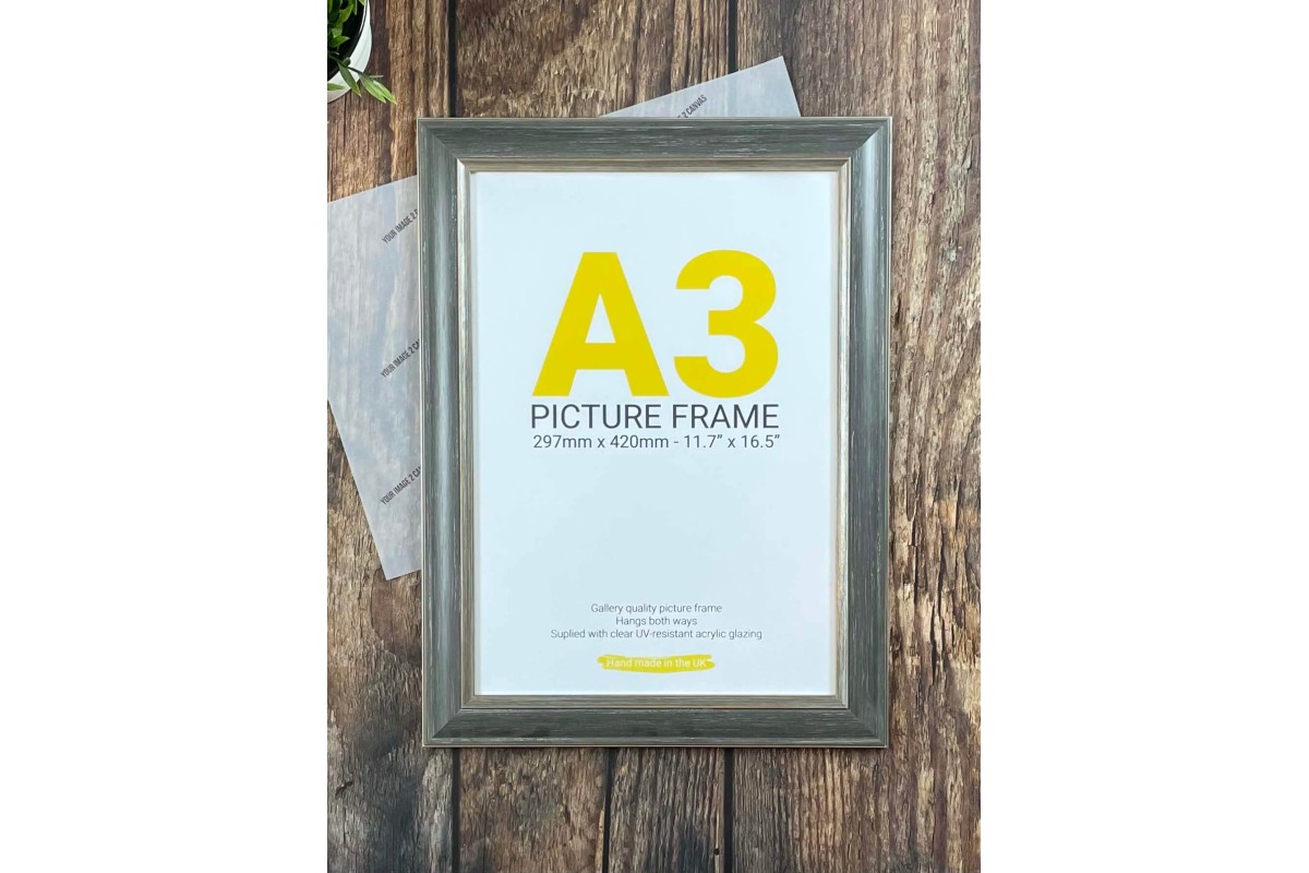 A3 Grey Wooden Frame A3 Grey Wooden Frame