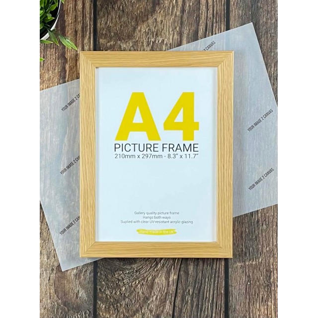 A4 Pine Photo Frame