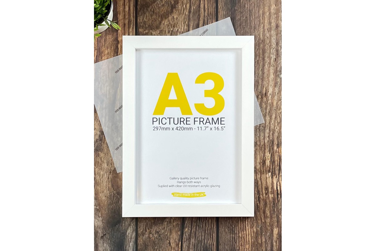 A3 White Wooden Frame A3 White Wooden Frame