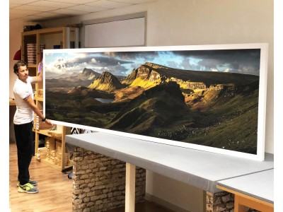 How big is the largest canvas print?