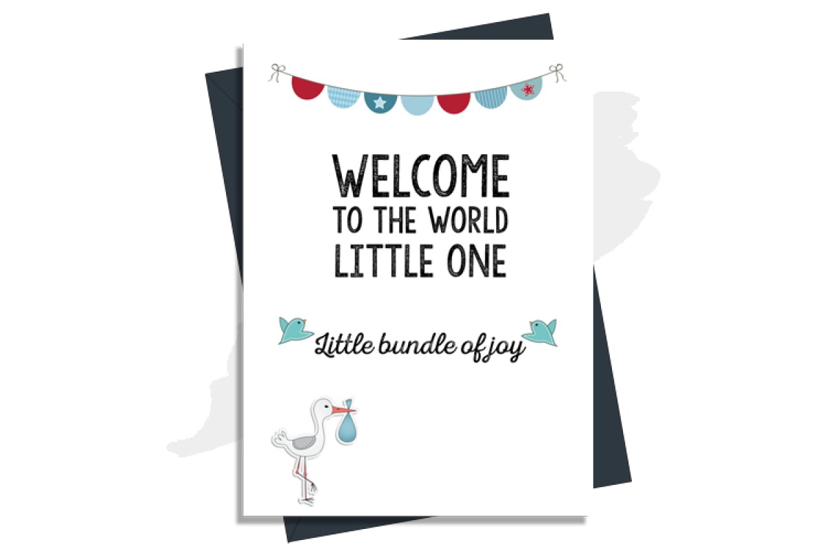 New Baby - Welcome To The World Blue