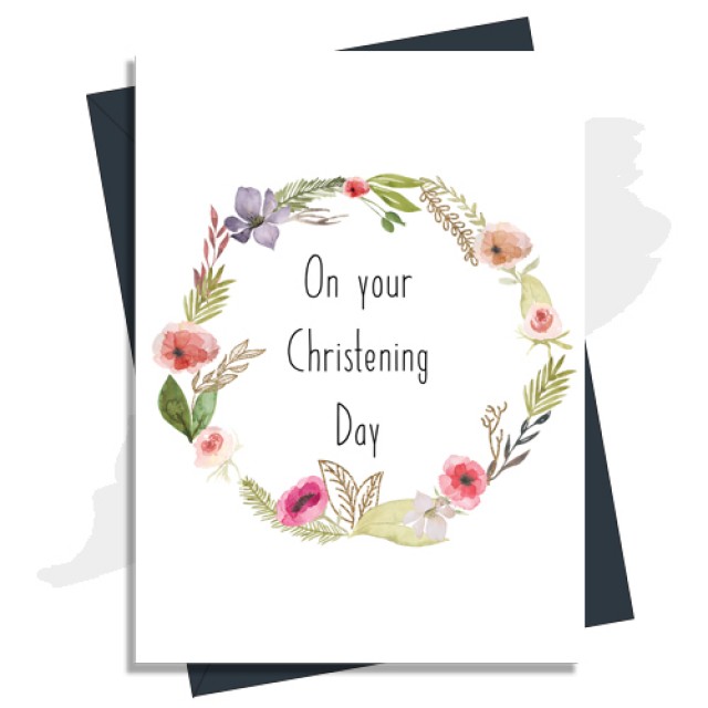 Christening Card - On Your Christening Day