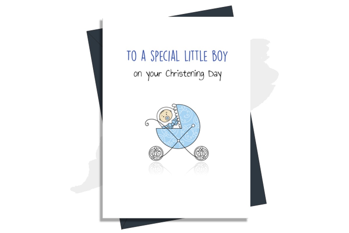 Christening Card - Special Little Boy