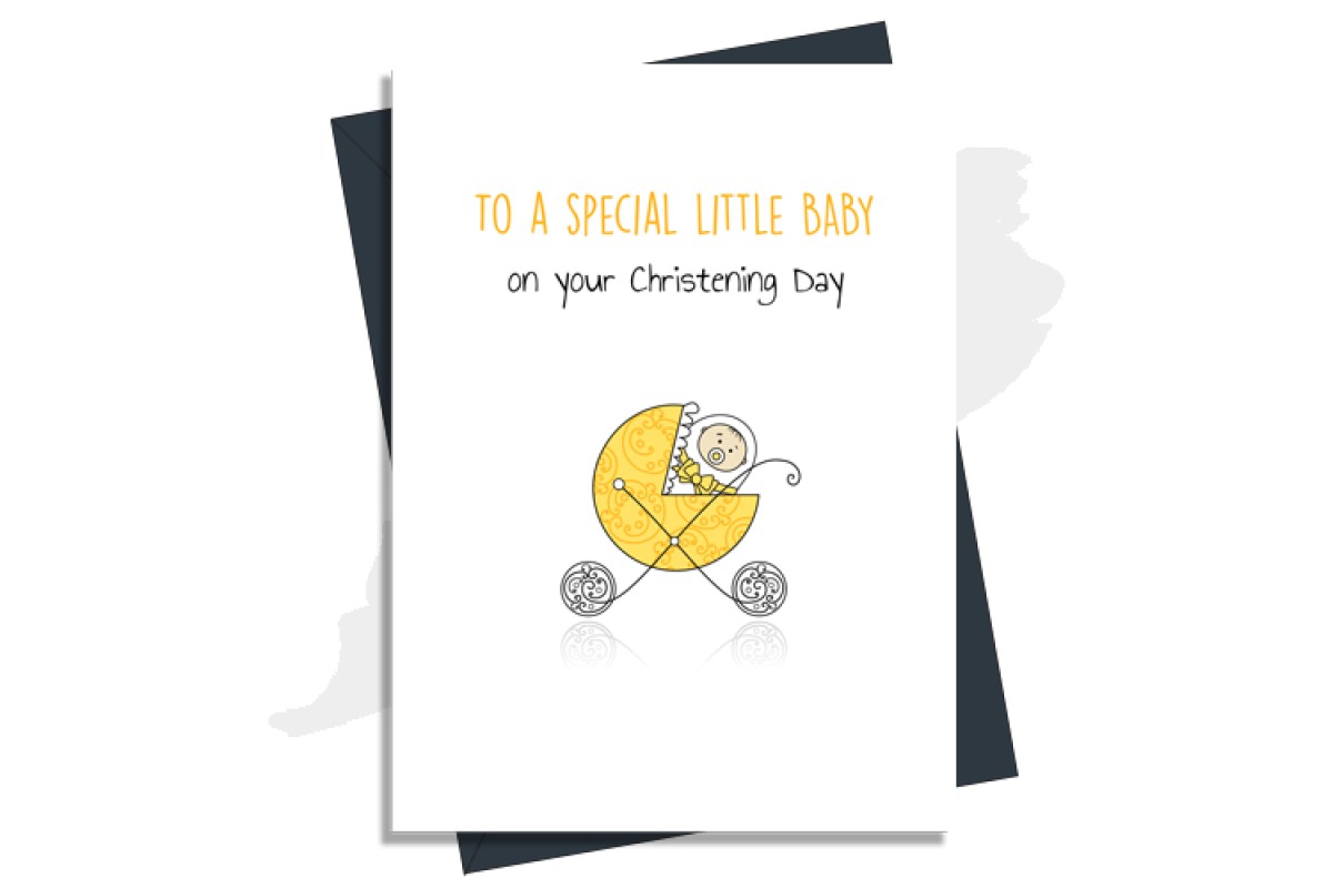 Christening Card - Special Little Baby