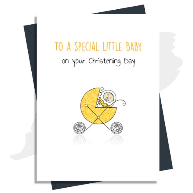 Christening Card - Special Little Baby