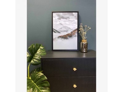 What are floater framed canvas prints?