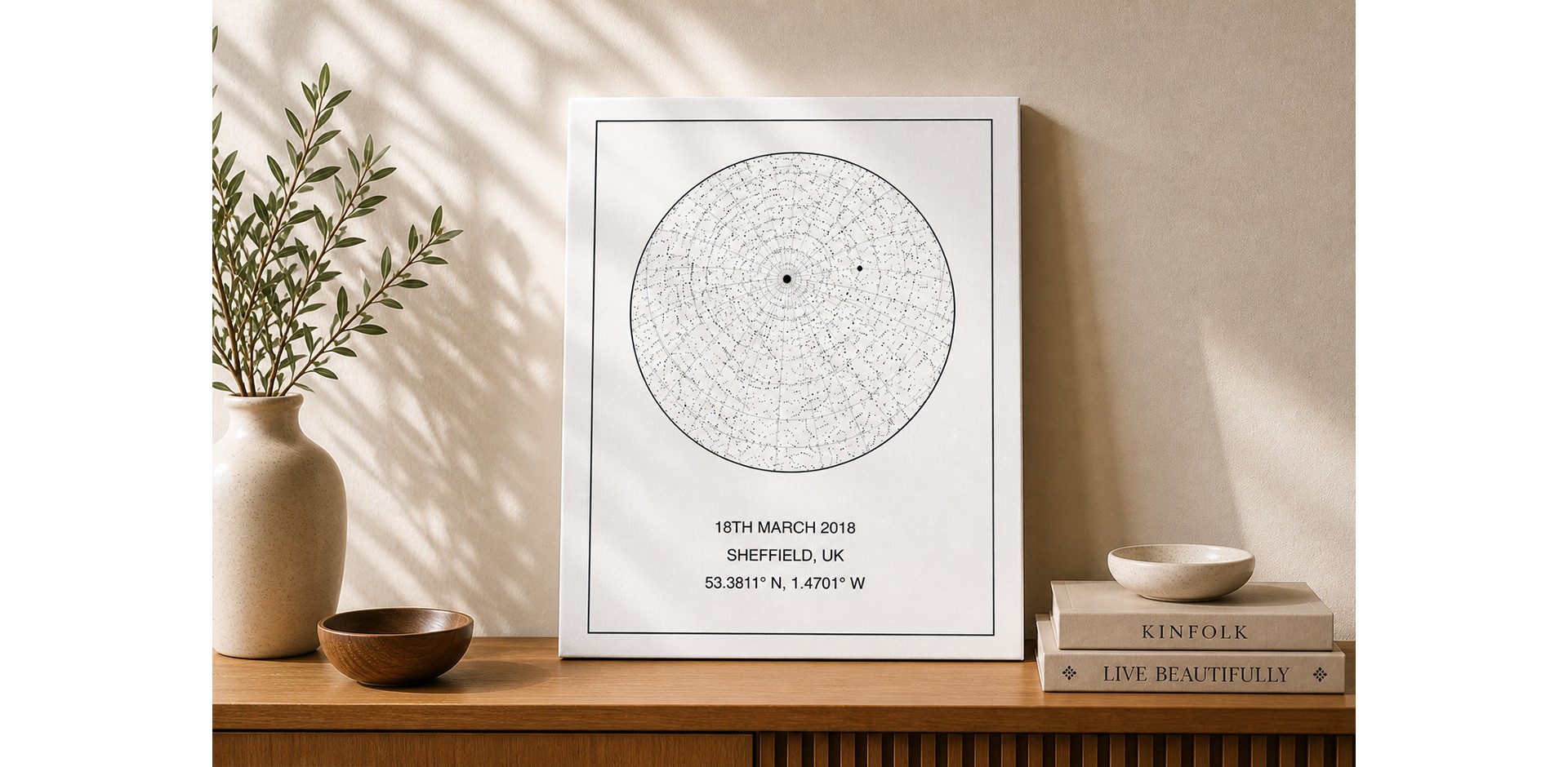 Personalised Star Map