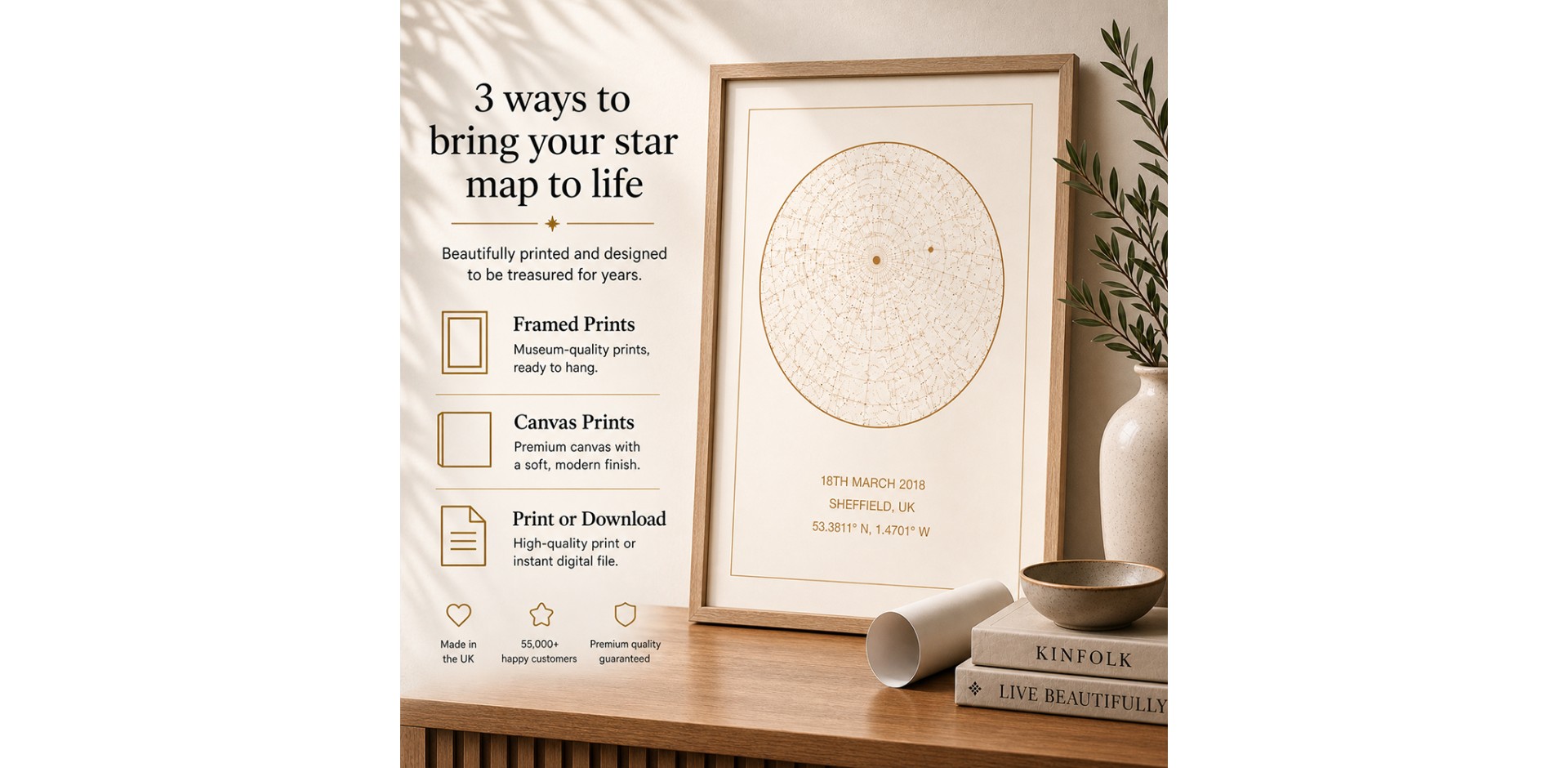Personalised Star Map