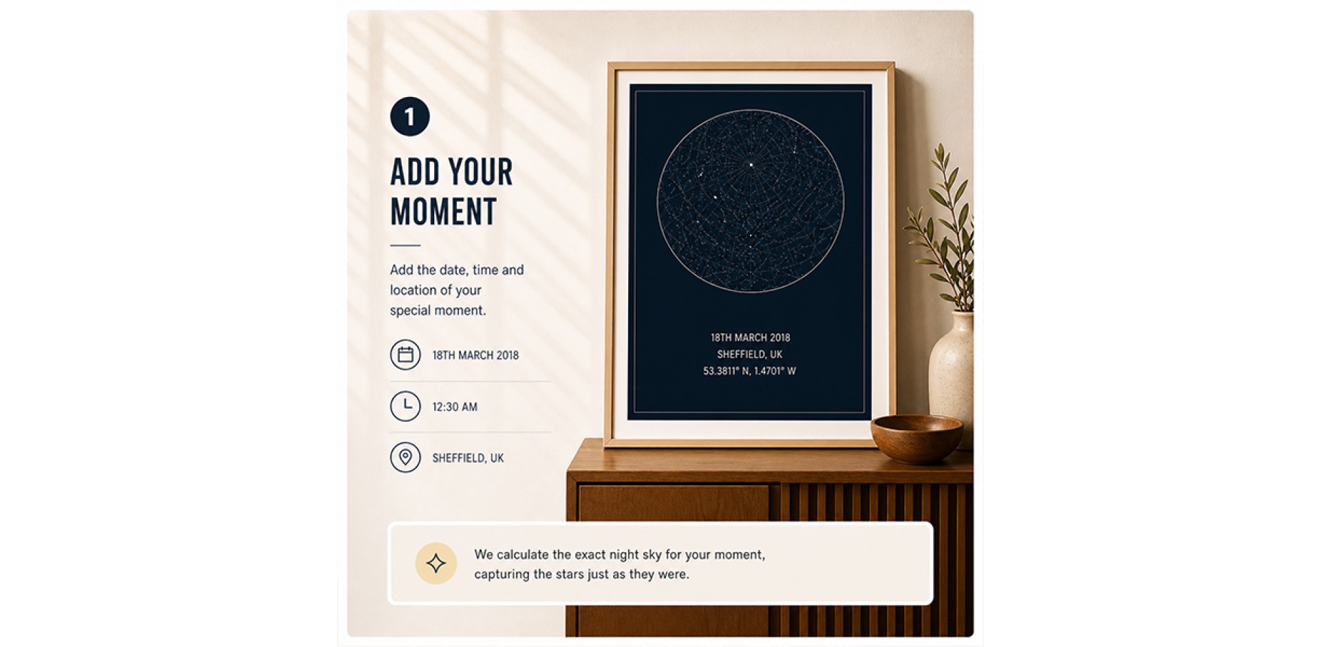Personalised Star Map