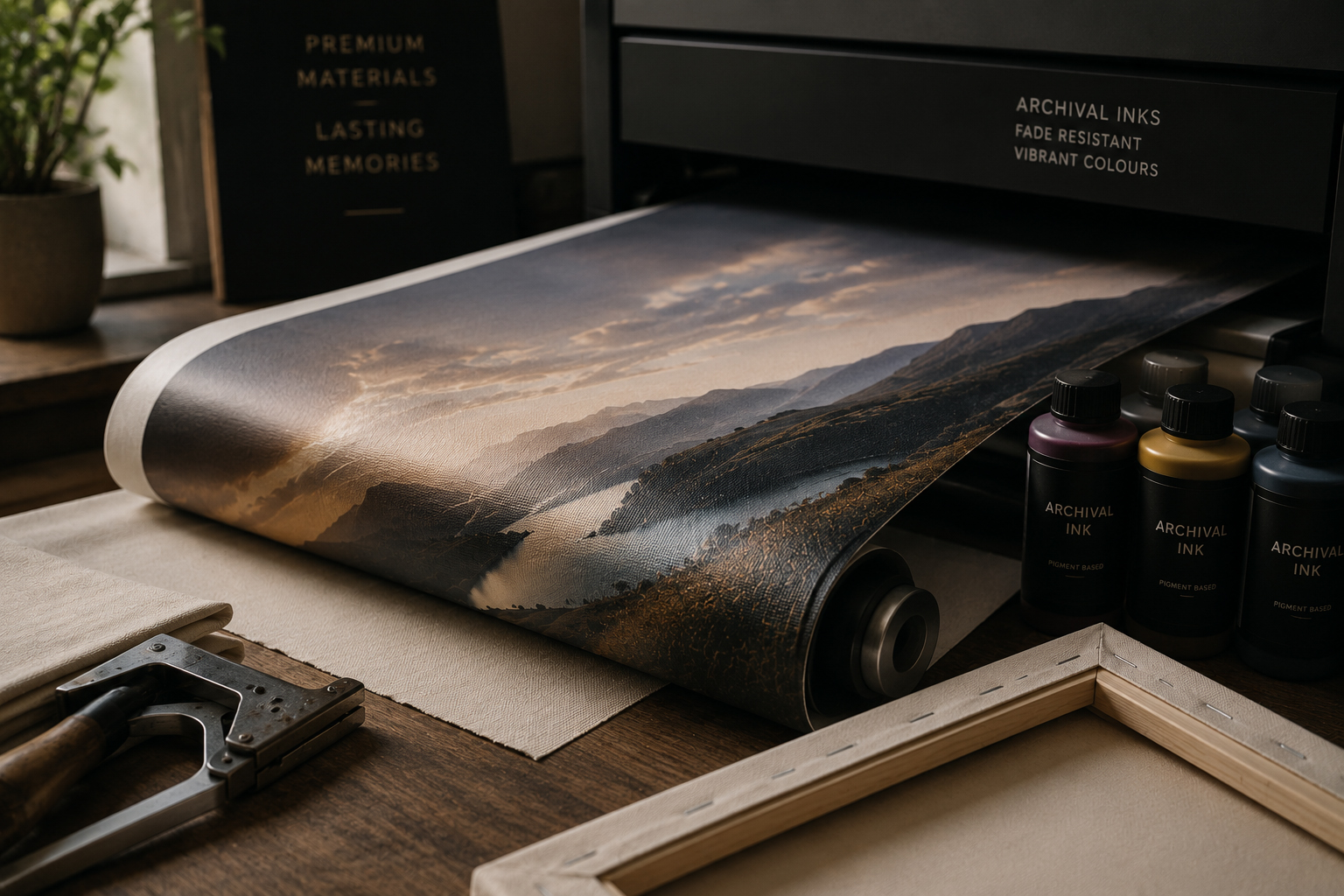 Premium canvas materials