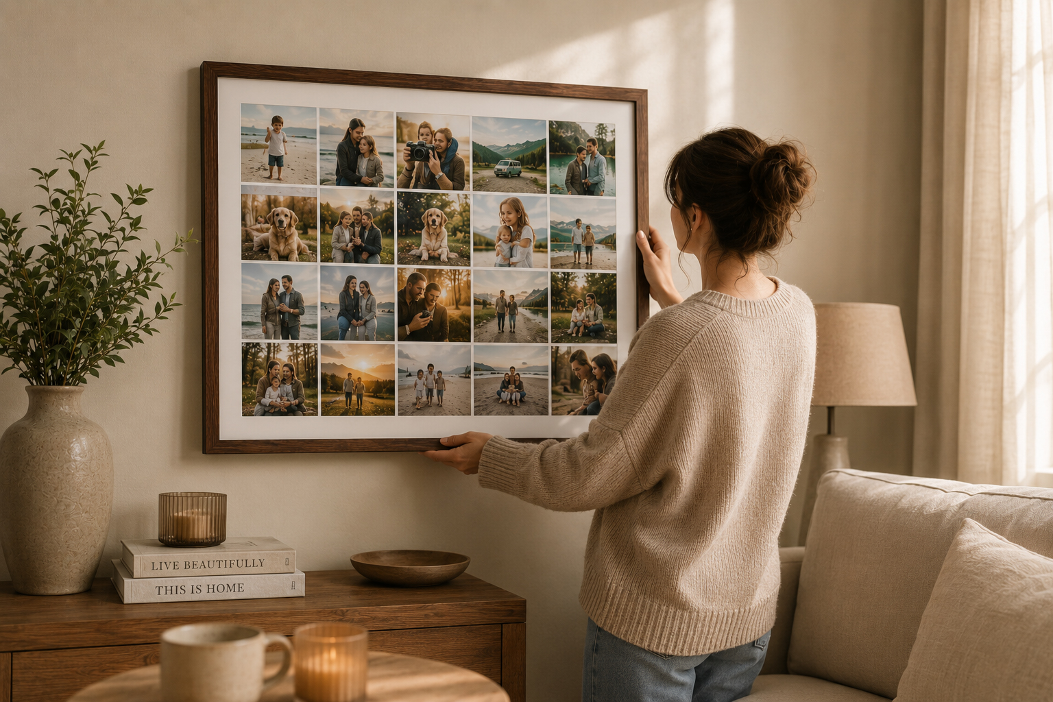 Premium personalised collage prints