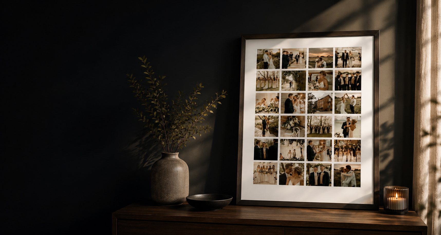 Premium personalised collage print