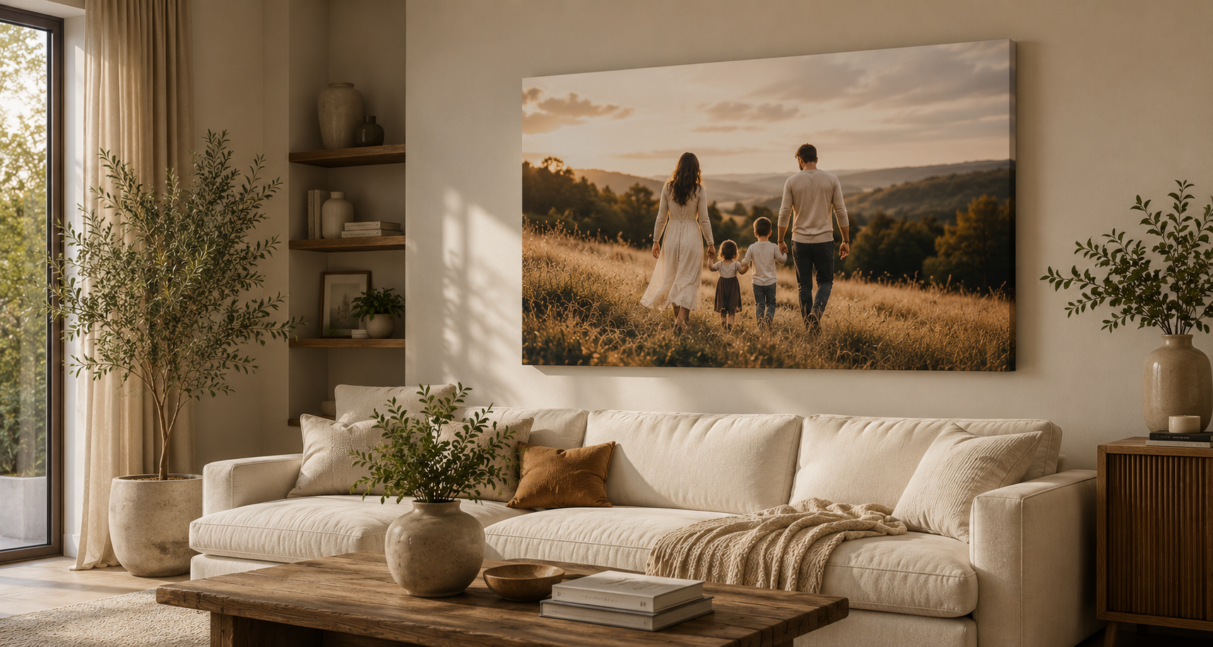 Premium canvas print options