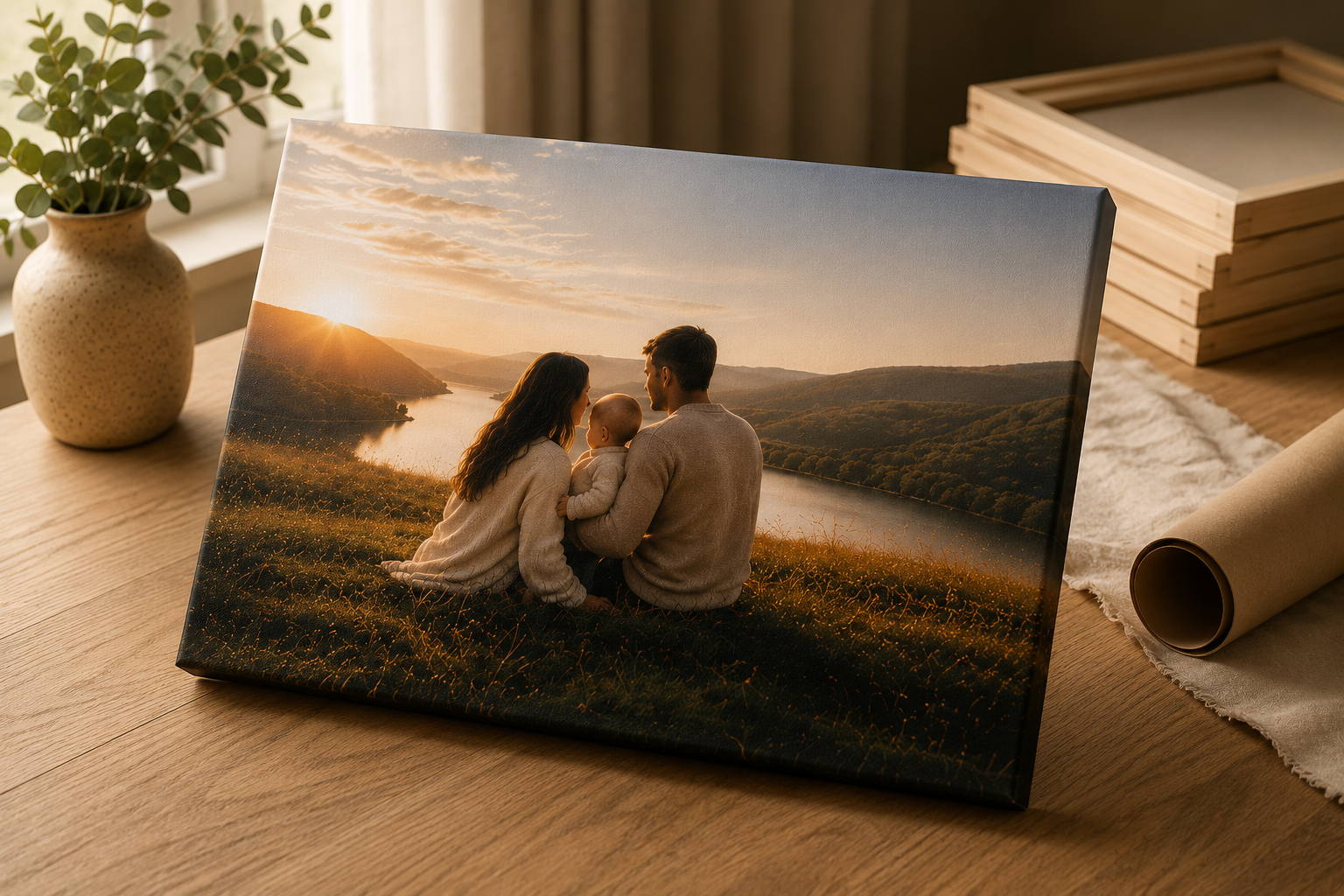 Premium personalised canvas print