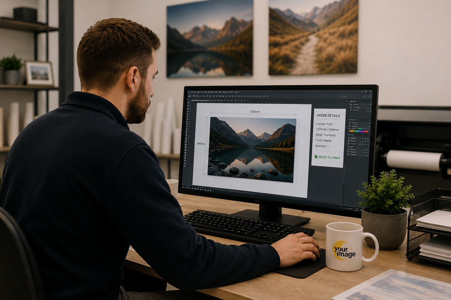 Privacy policy and secure order processing at Your Image 2 Canvas