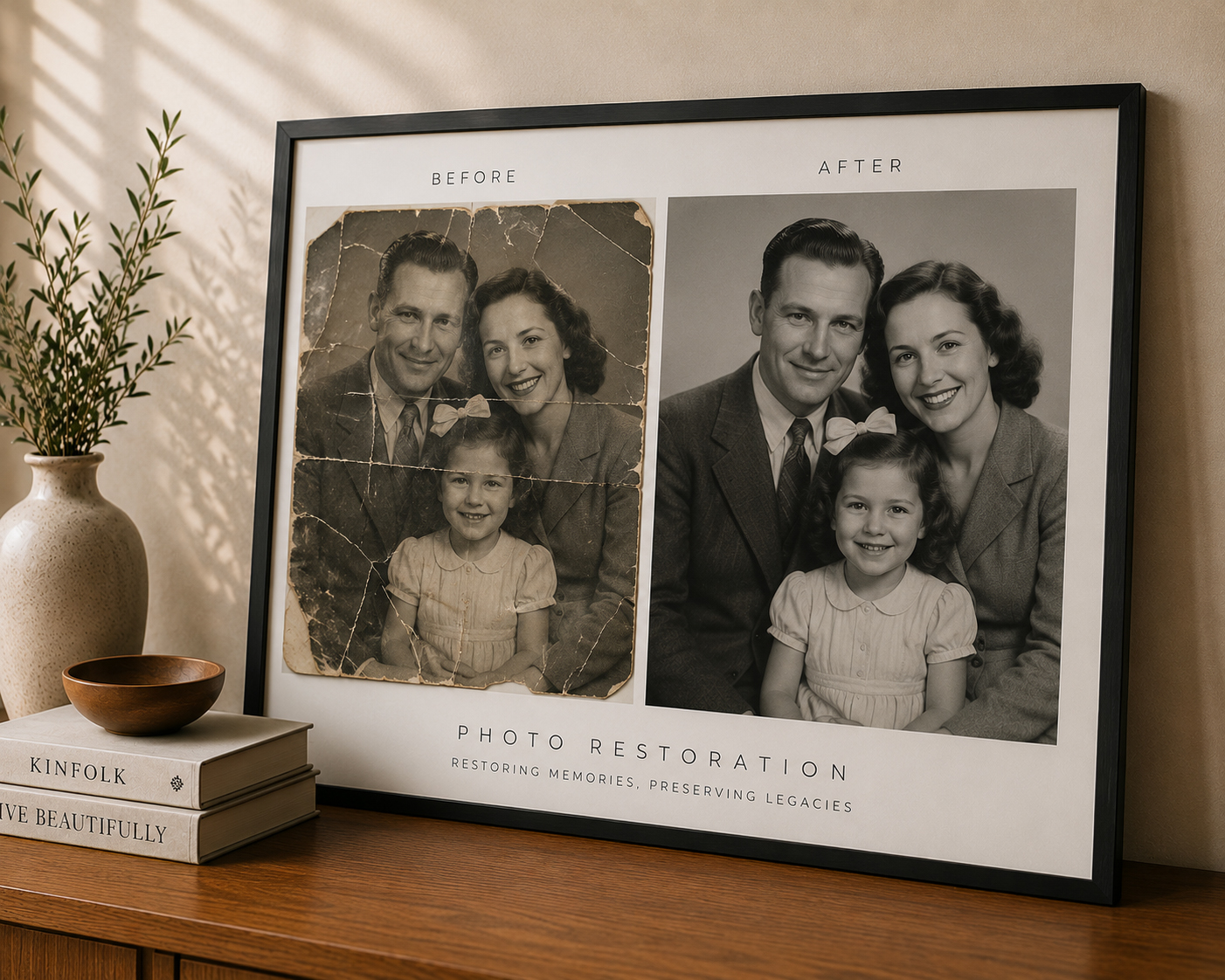 Photo restoration service