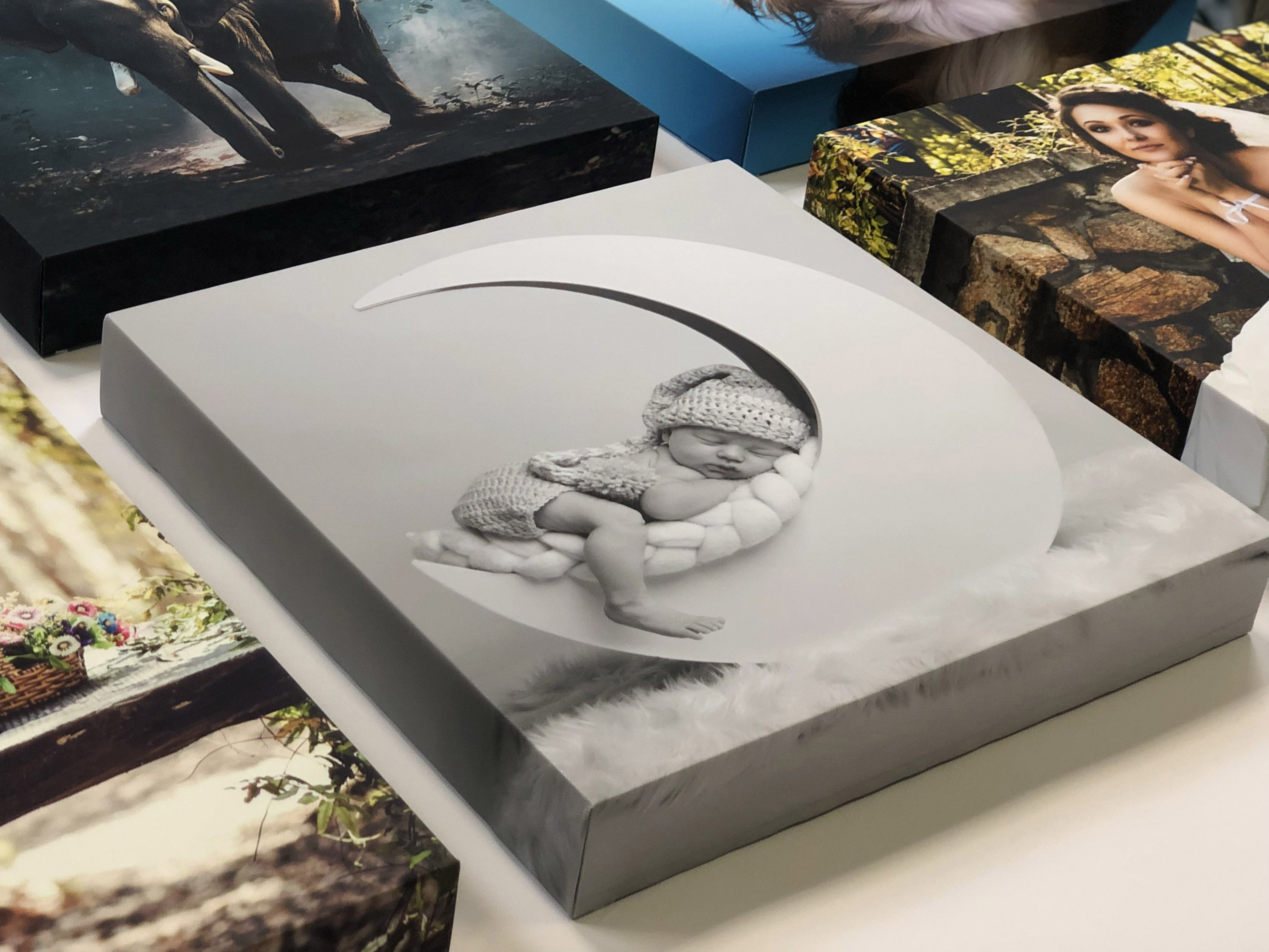 Print your treasures baby photos onto personalised canvas prints with free next day delivery 