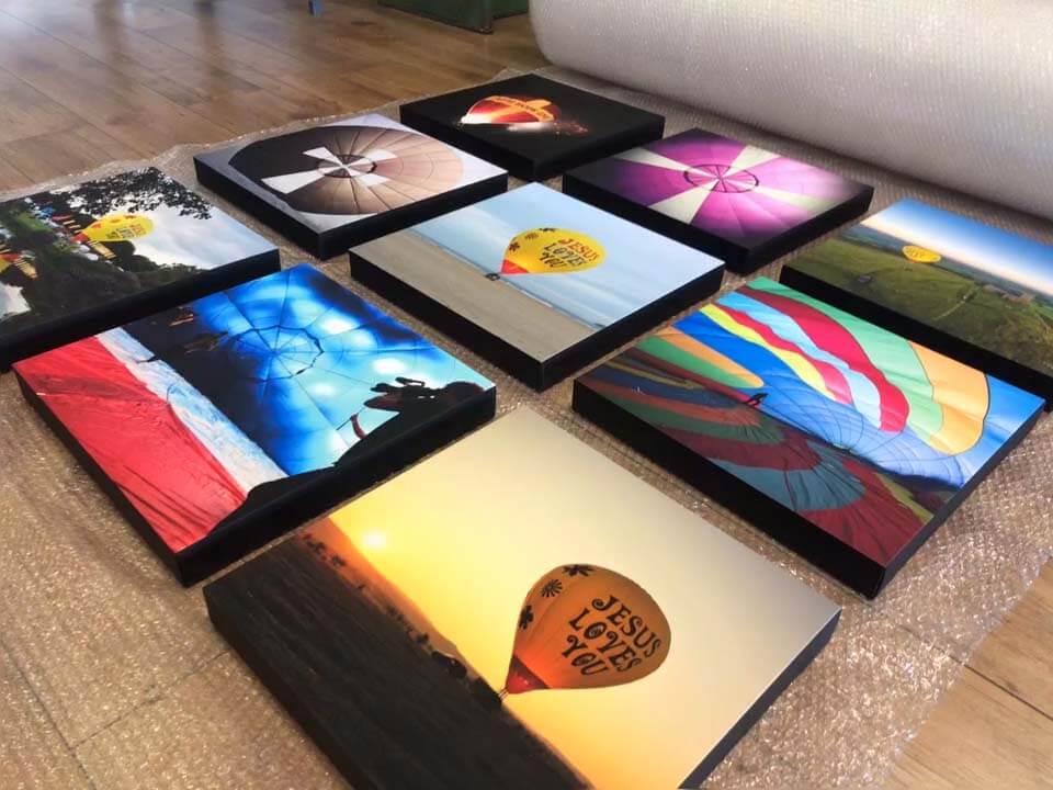 A variety of affordable personalised canvas wall picture prints made in the uk with next day delivery