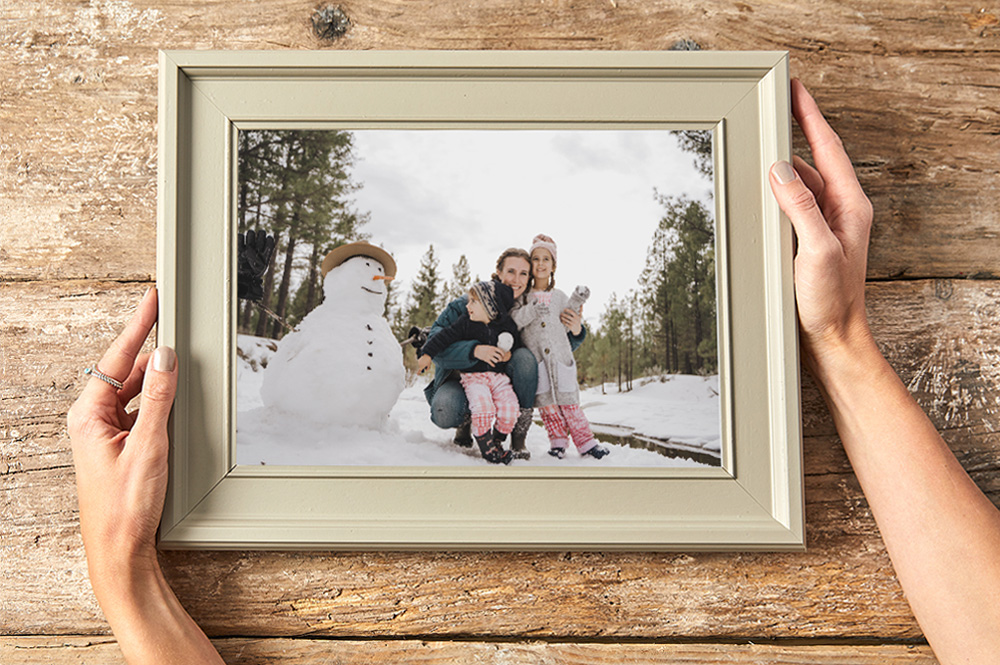 Decorate your home with personalised photo prints of your family and friends to add the finishing touches to your walls