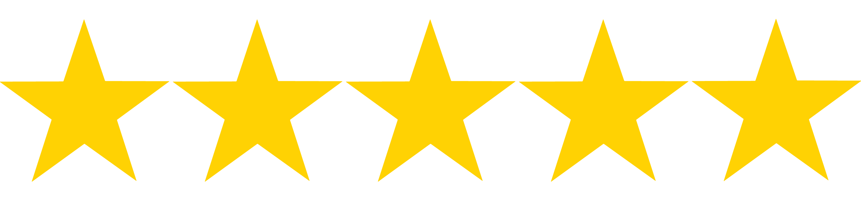 Five Yellow Stars